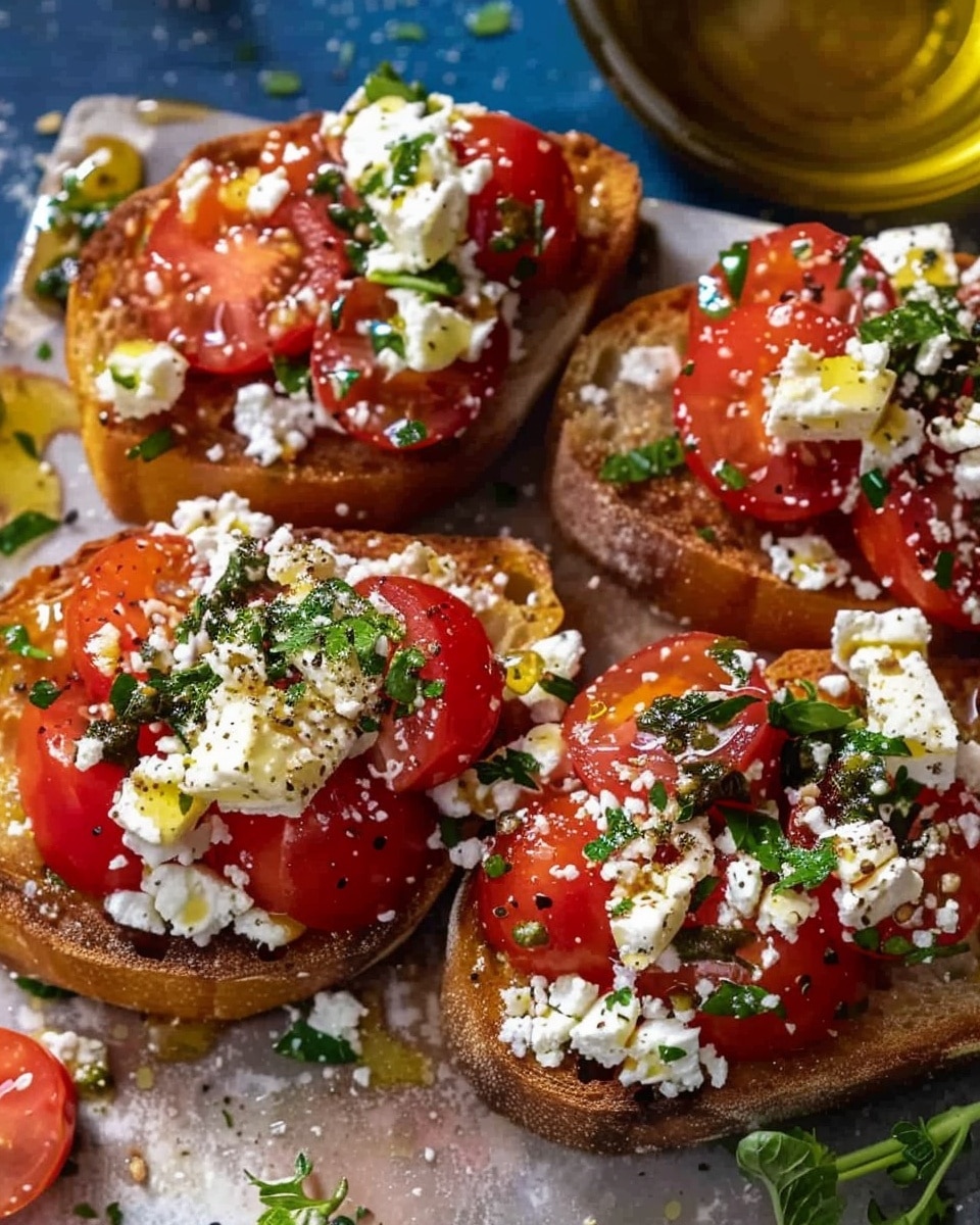 Cretan Dakos Salad (Greek Tomato & Feta Toast)