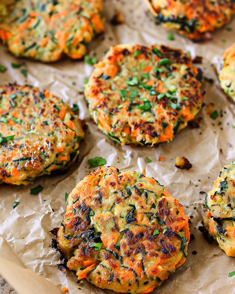 Crispy Zucchini and Carrot Fritters
