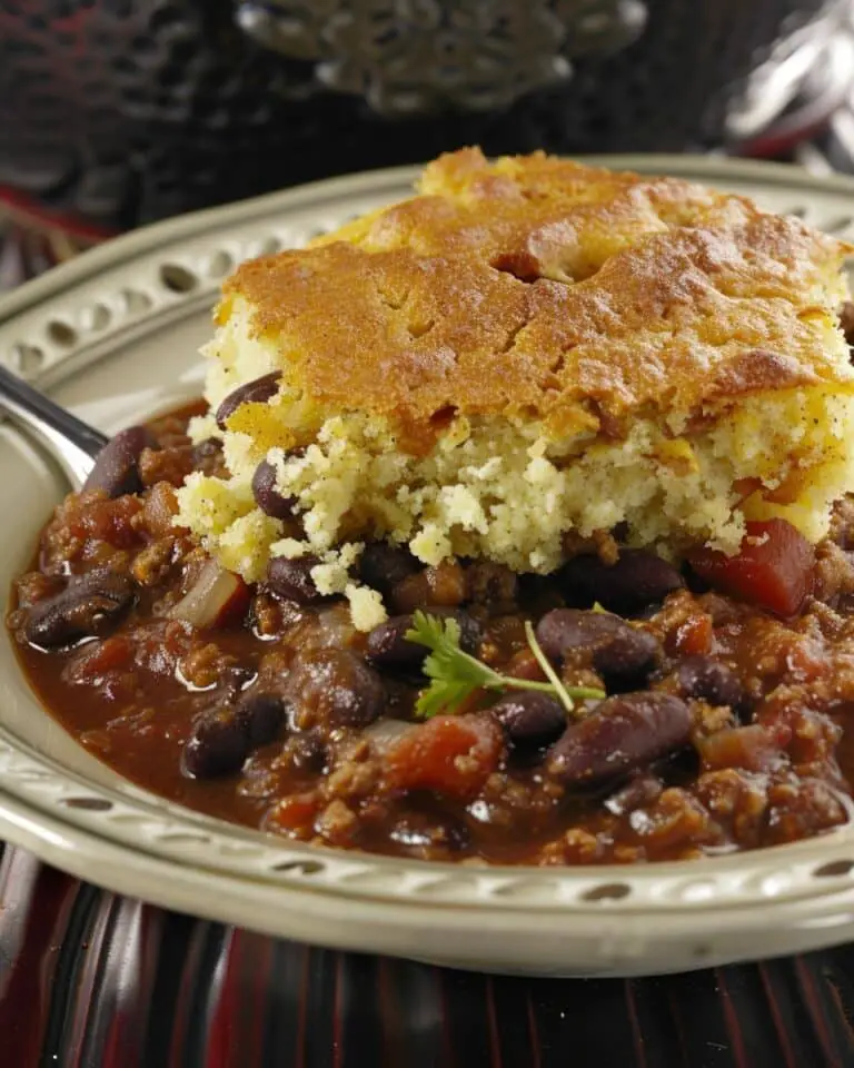Crockpot Cornbread Chili