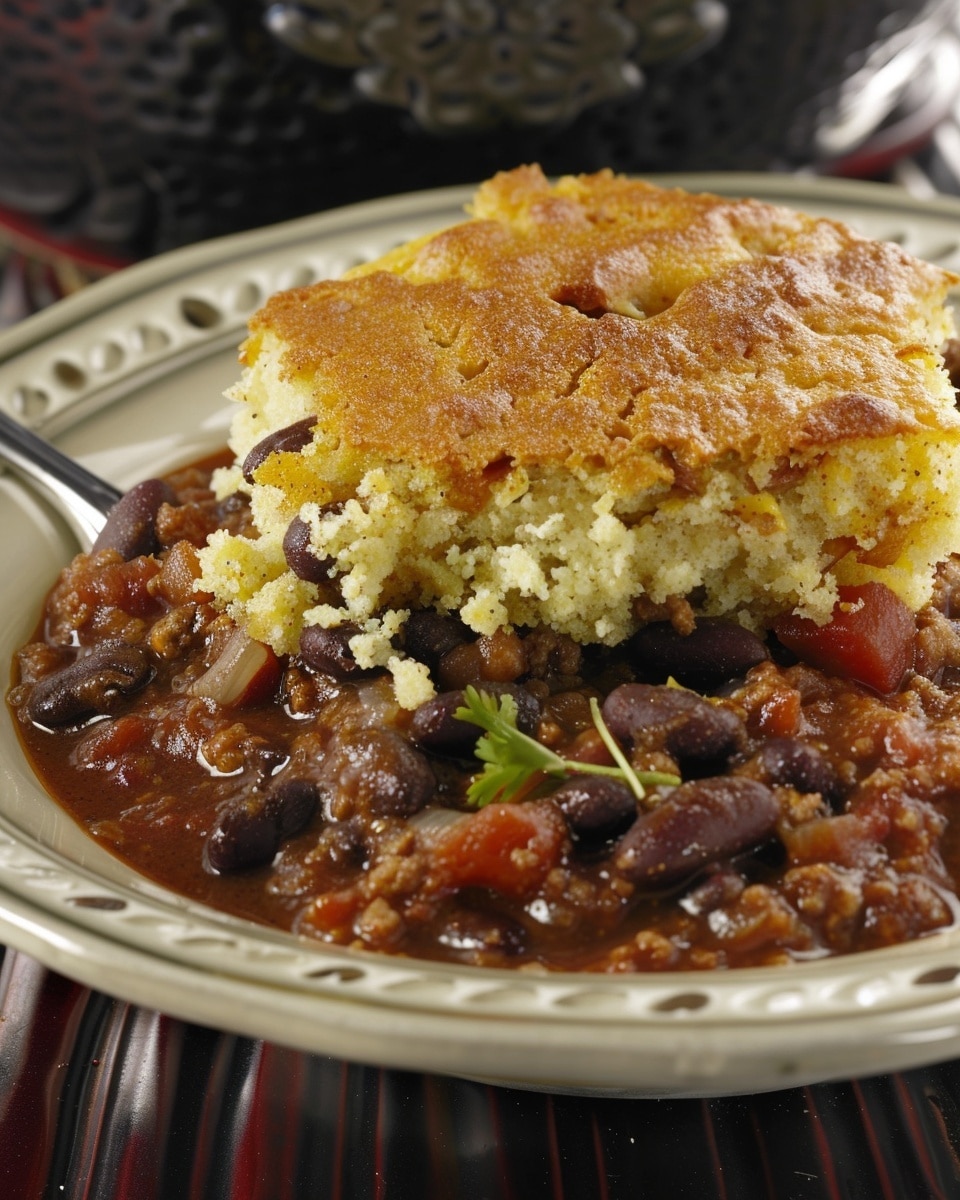 Crockpot Cornbread Chili