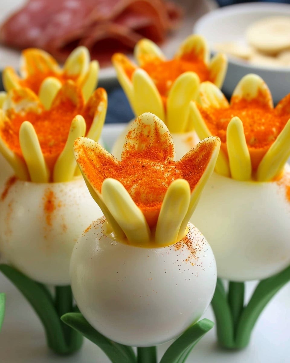 Deviled Egg Tulip Charcuterie Platter