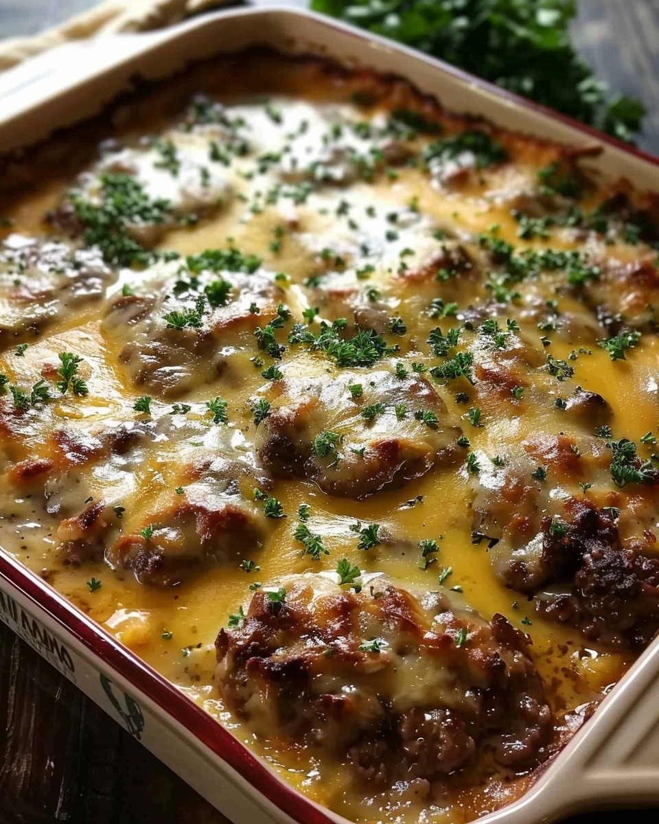 Easy Amish Hamburger Steak Bake