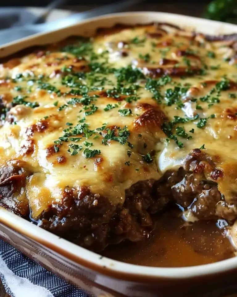 Easy Amish Hamburger Steak Bake