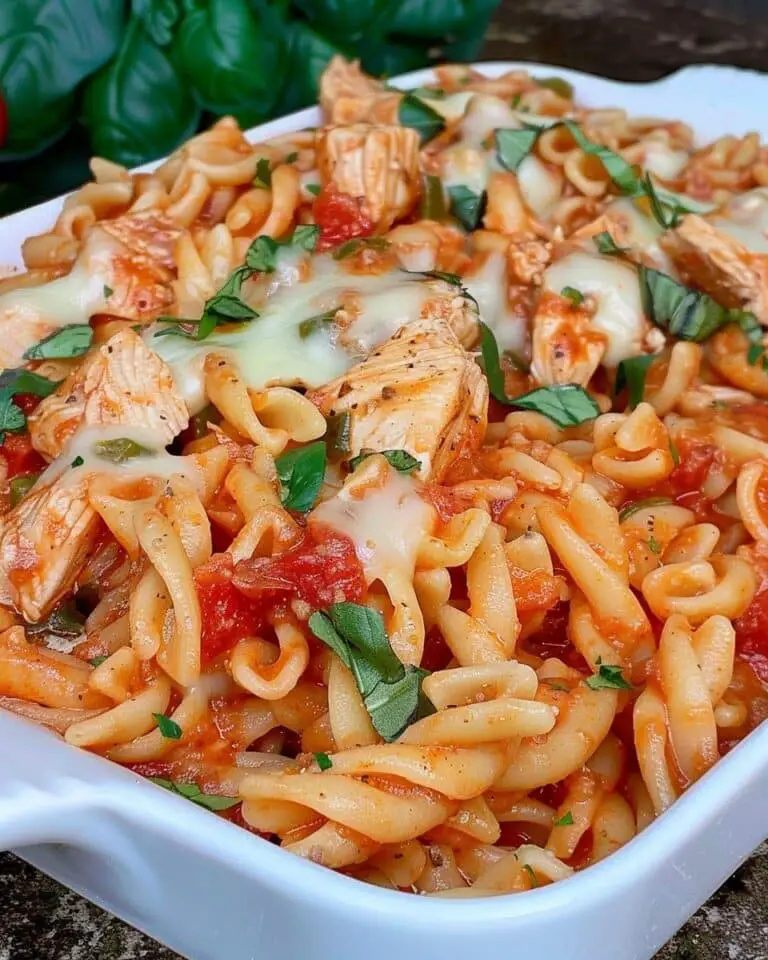 Feta Pasta & Chicken Bake