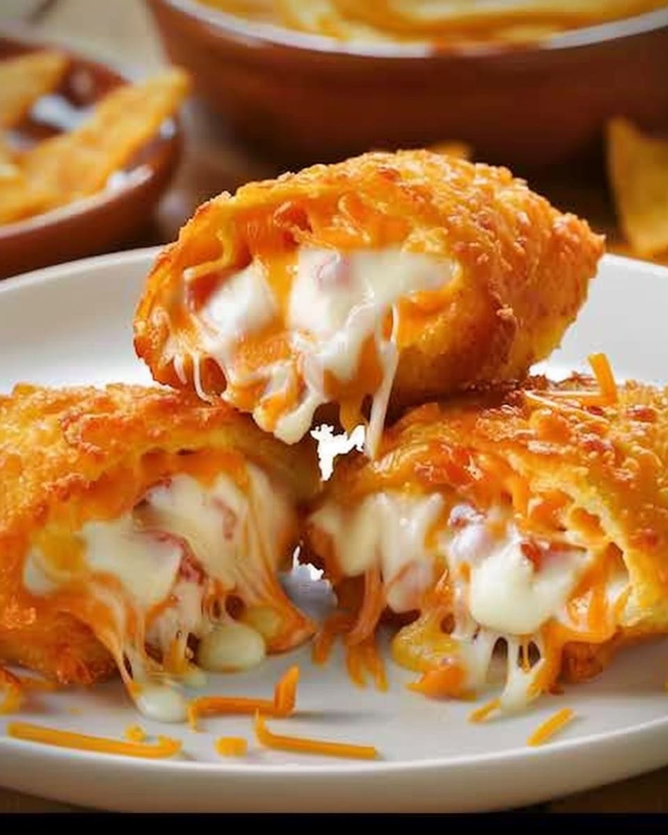 Ho to make Fried Cheese Stuffed Doritos