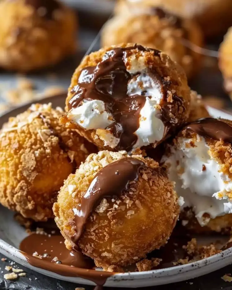Fried S’mores Bombs