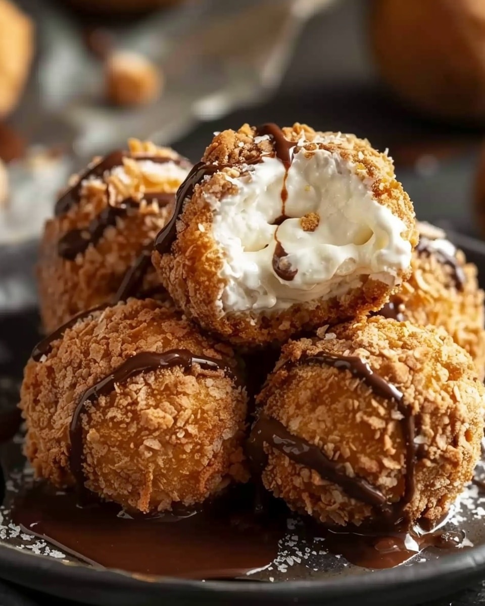 Fried S’mores Bombs