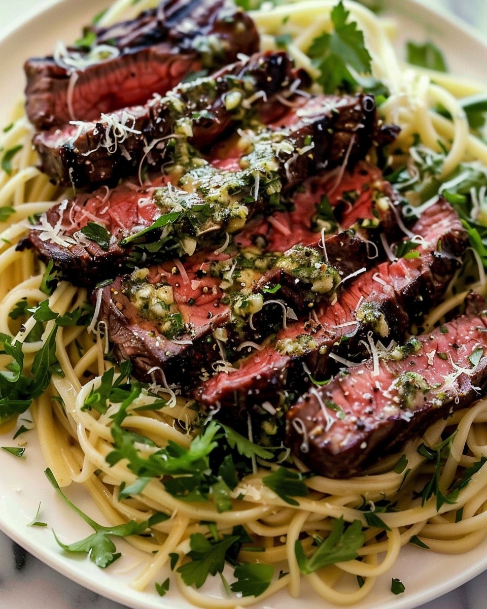Garlic Butter Steak Lightning Noodles