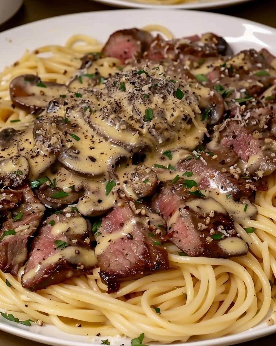 Garlic Butter Steak Lightning Noodles