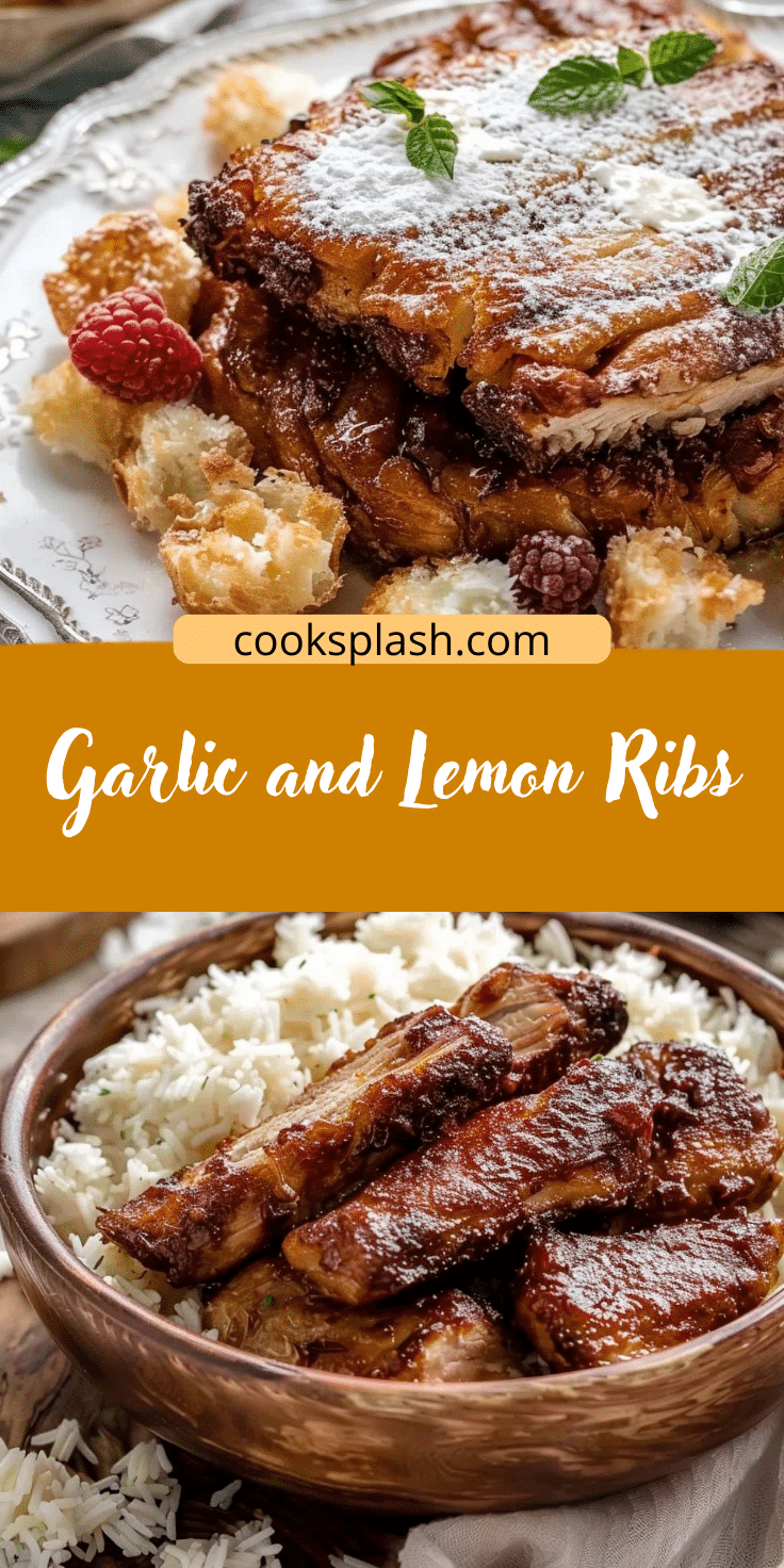 Hygaard Garlic Ribs Garlic and Lemon Ribs | Cook Splash