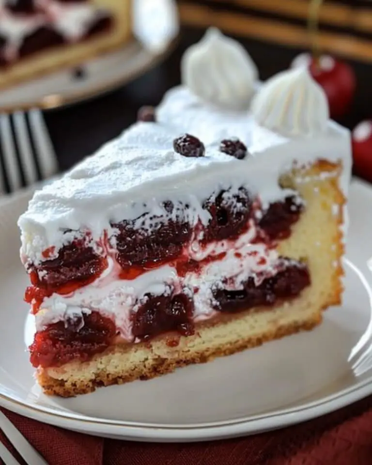 German Sour Cherry Cake (Sauerkirschkuchen)