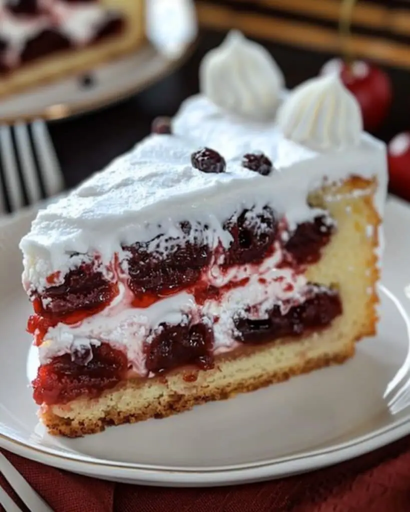 German Sour Cherry Cake (Sauerkirschkuchen)