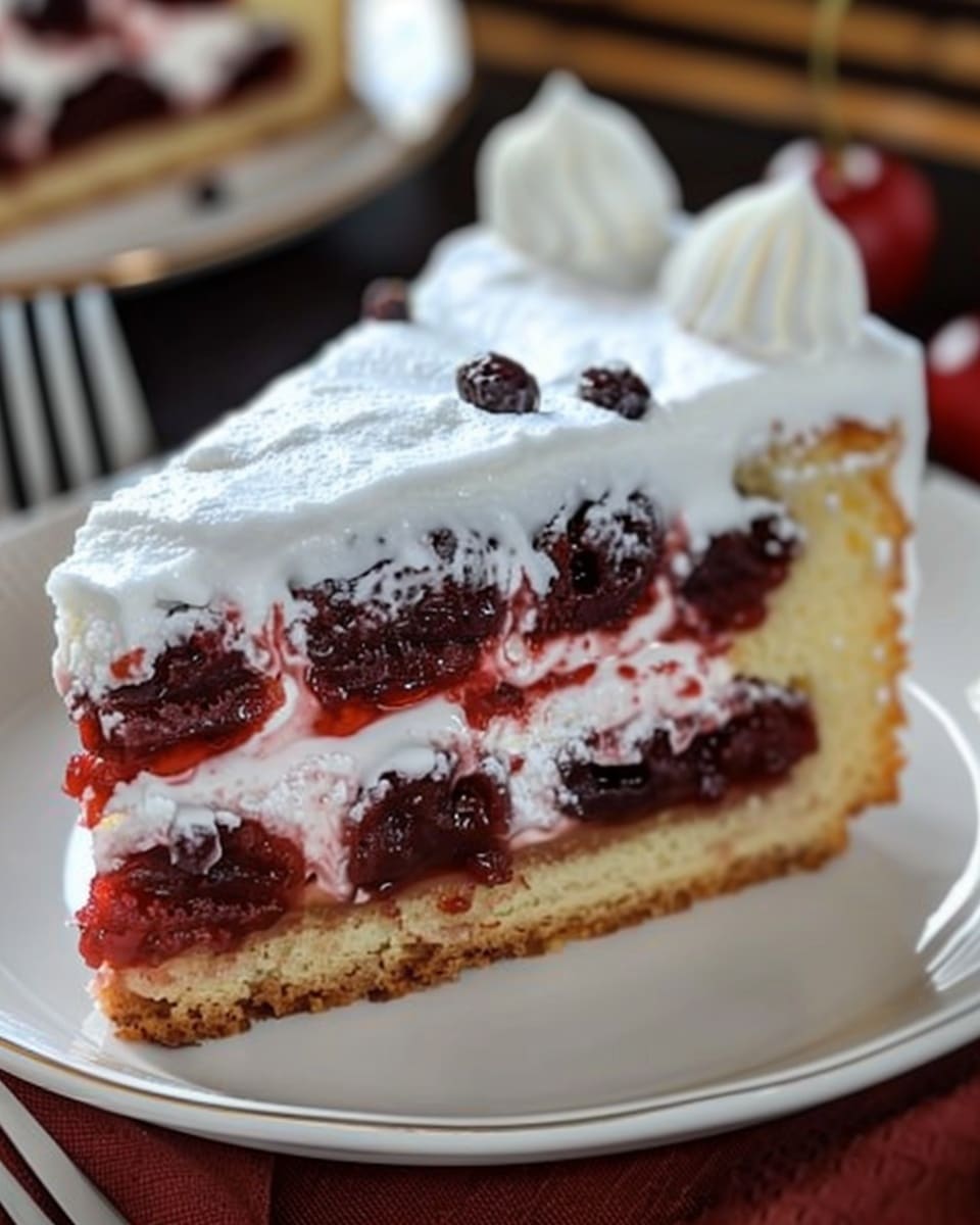 German Sour Cherry Cake (Sauerkirschkuchen)