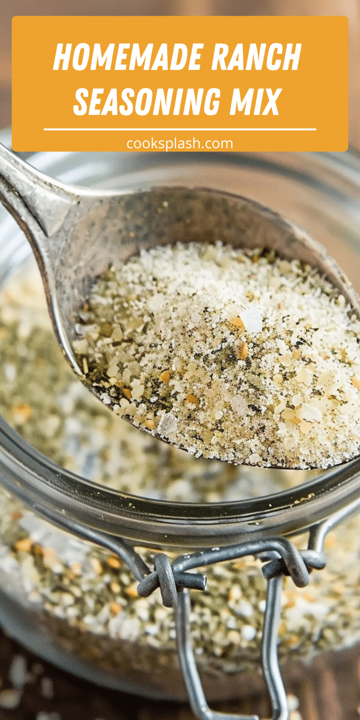 Homade Ranch Powder Homemade Ranch Seasoning Mix | Cook Splash