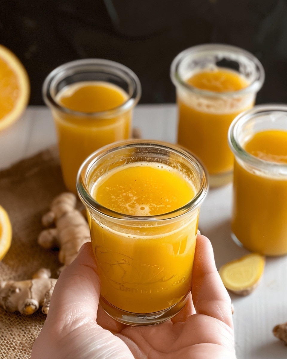 Immunity Boosting Ginger Turmeric Shots