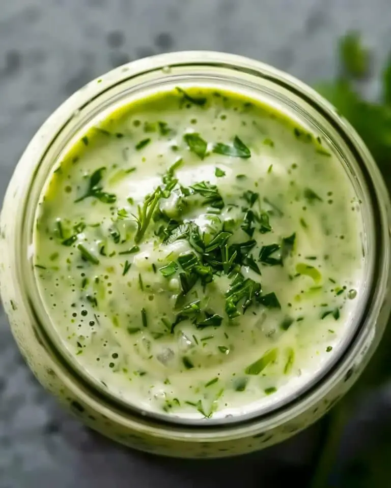 Jalapeño Cilantro Ranch Salad Dressing