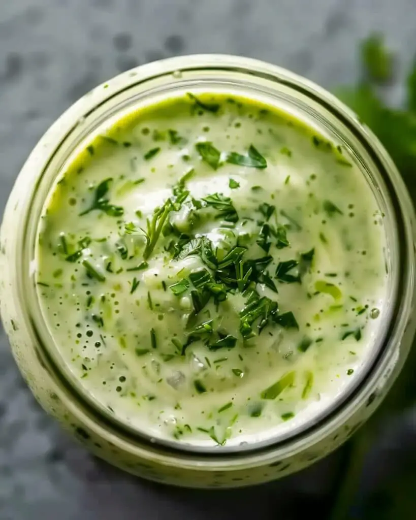 Jalapeño Cilantro Ranch Salad Dressing