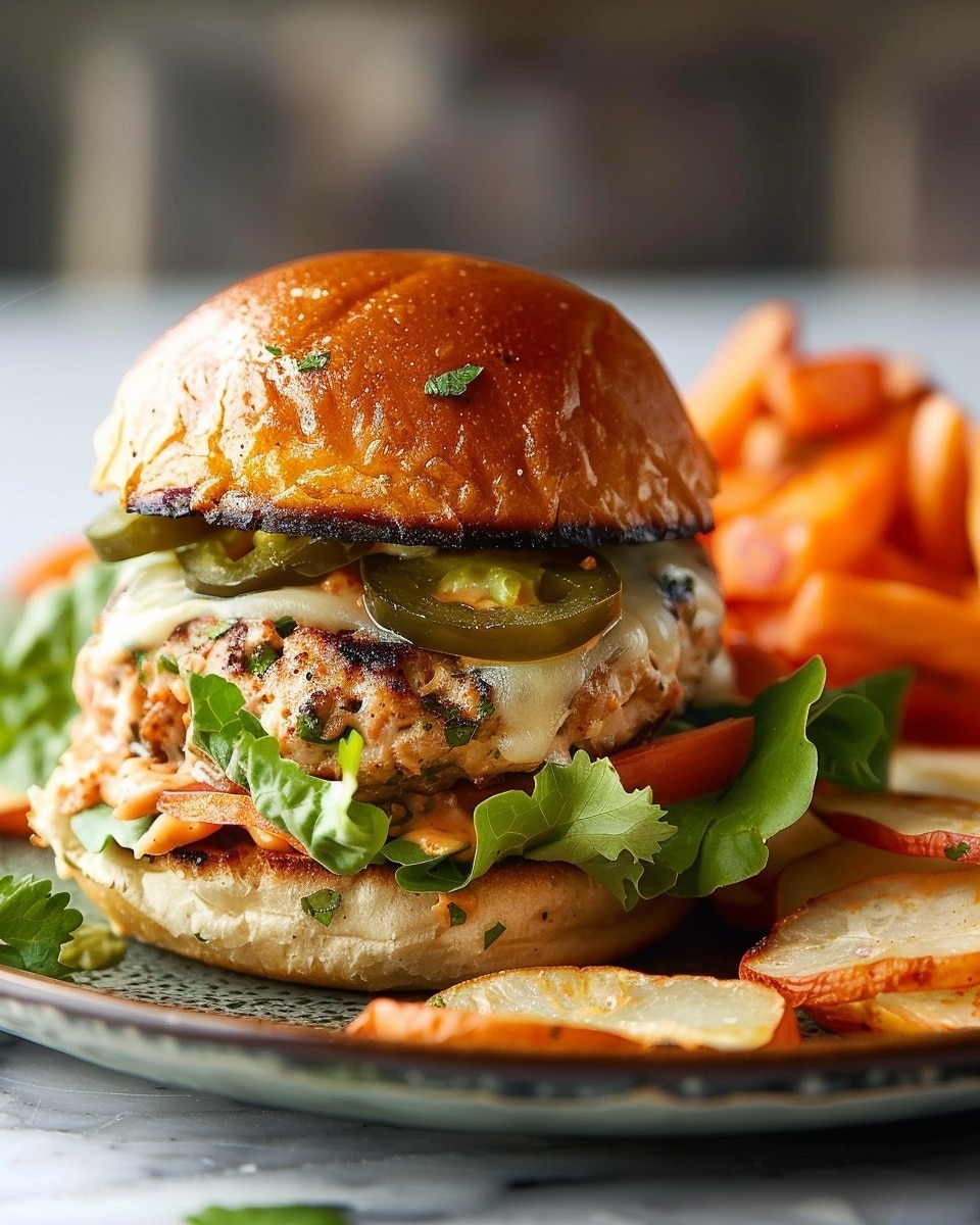 Jalapeño Pepper Jack Turkey Burgers