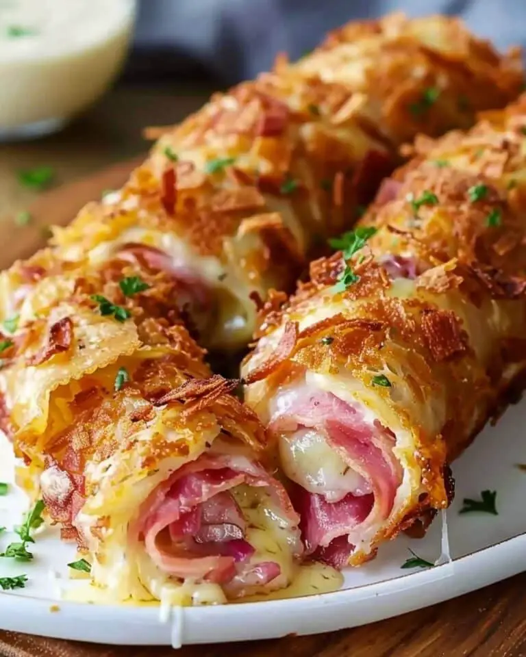 Keto Crispy Reuben Roll-Ups
