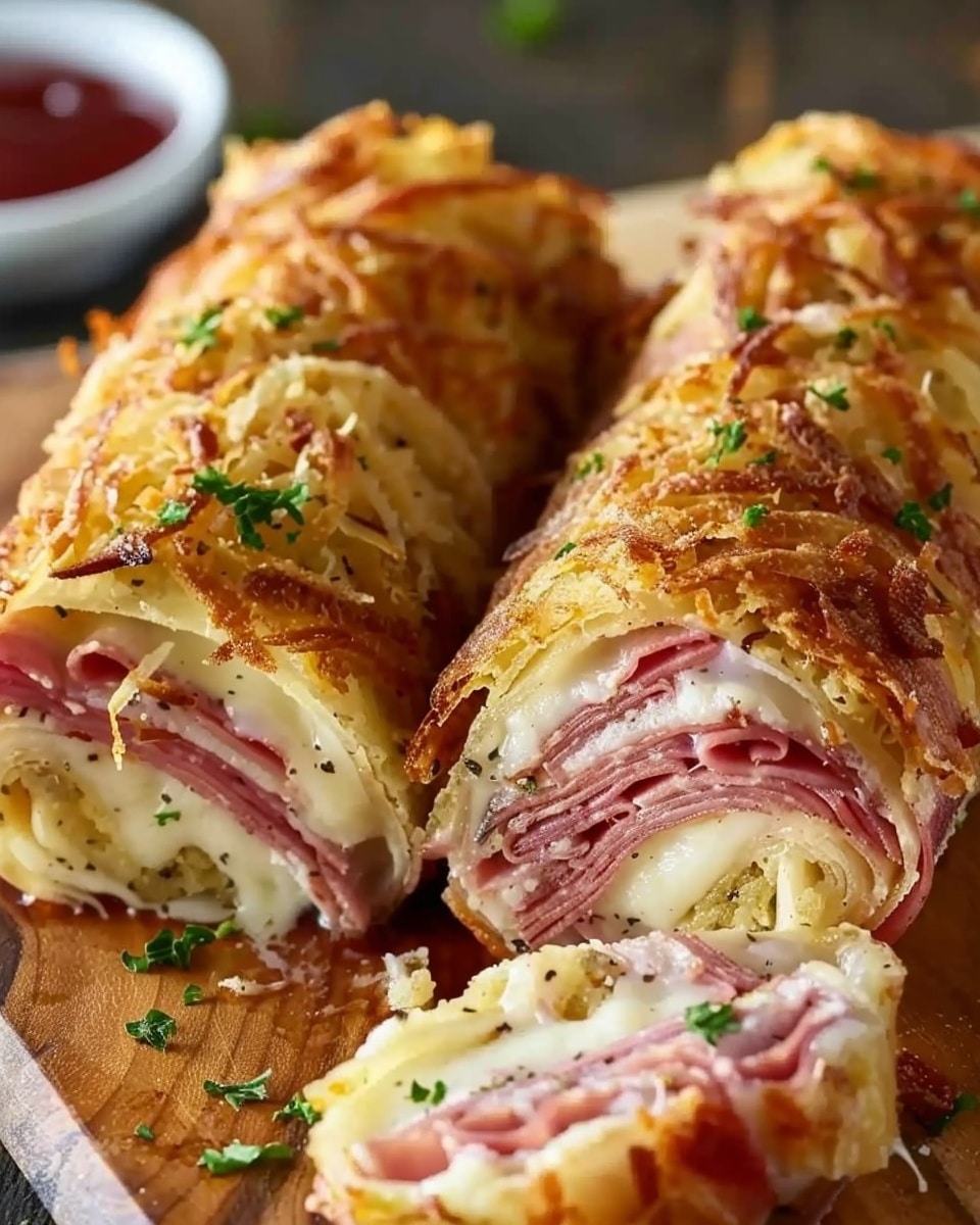 Keto Crispy Reuben Roll-Ups
