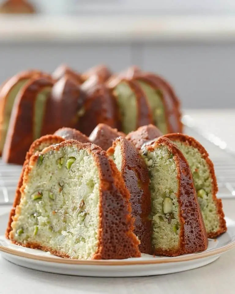 Lemon Pistachio Bundt Cake