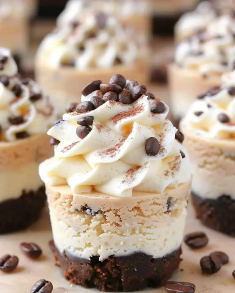 Mini Coffee Cheesecakes