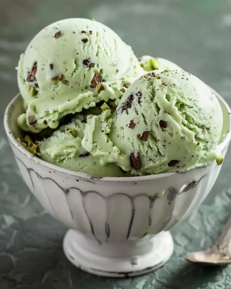 Pistachio Stracciatella Gelato