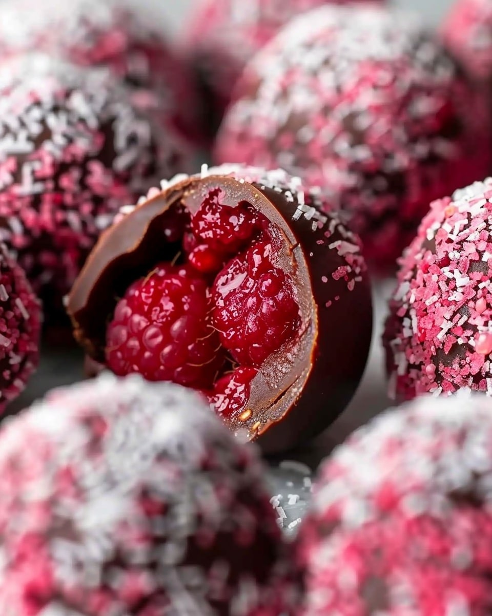 Raspberry Truffles