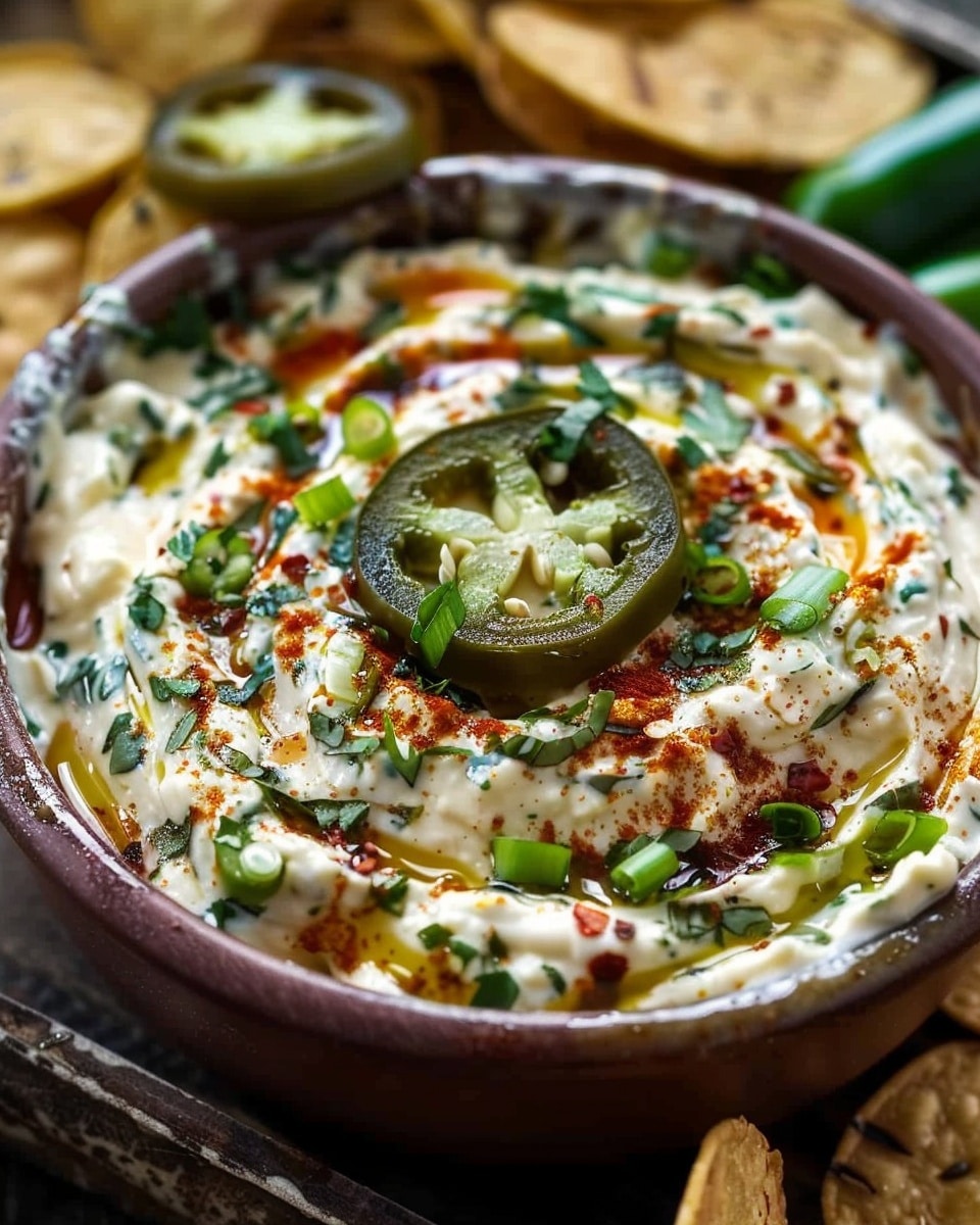 Roasted Jalapeño Cowboy Cream Cheese Dip