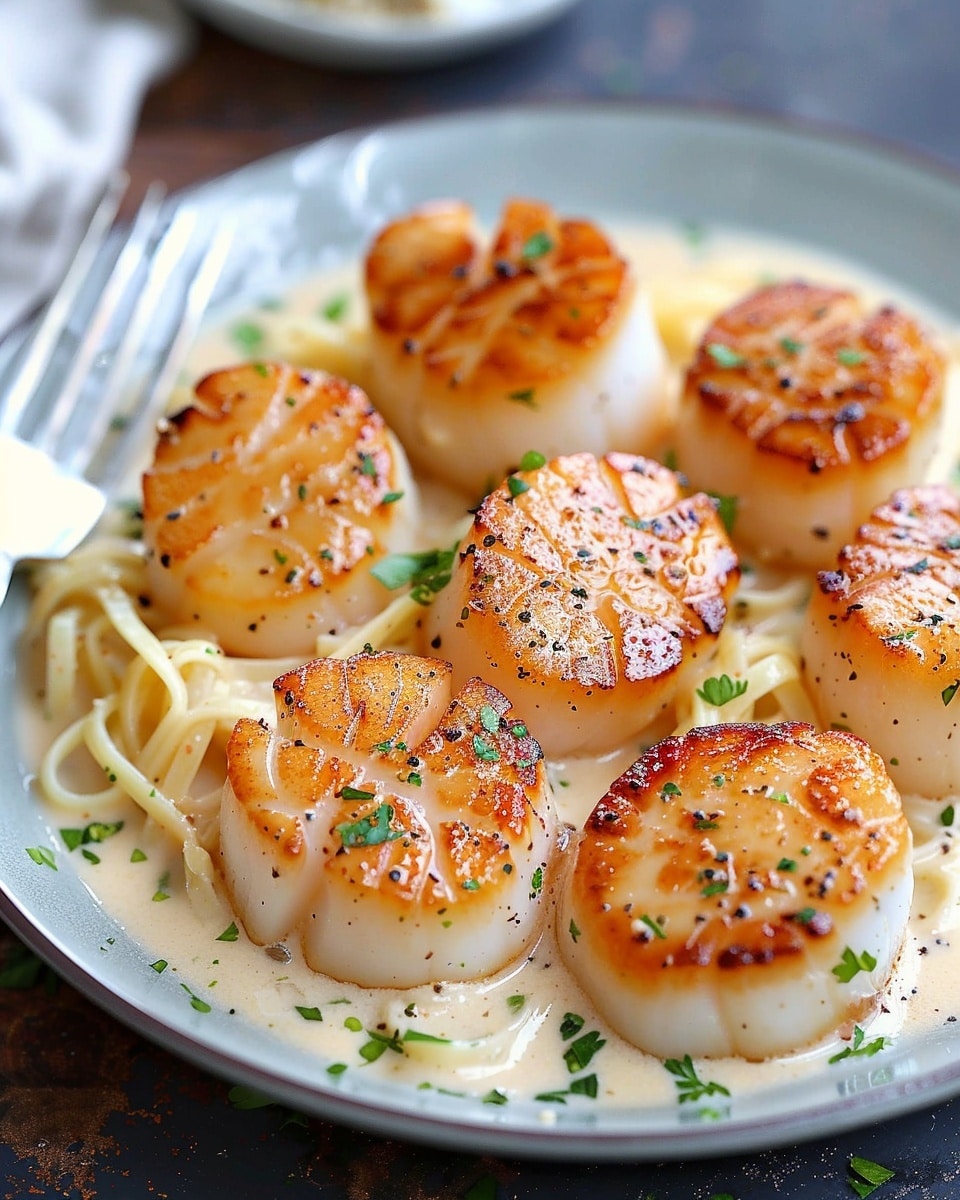 Seared Scallop Recipe With Cream Sauce