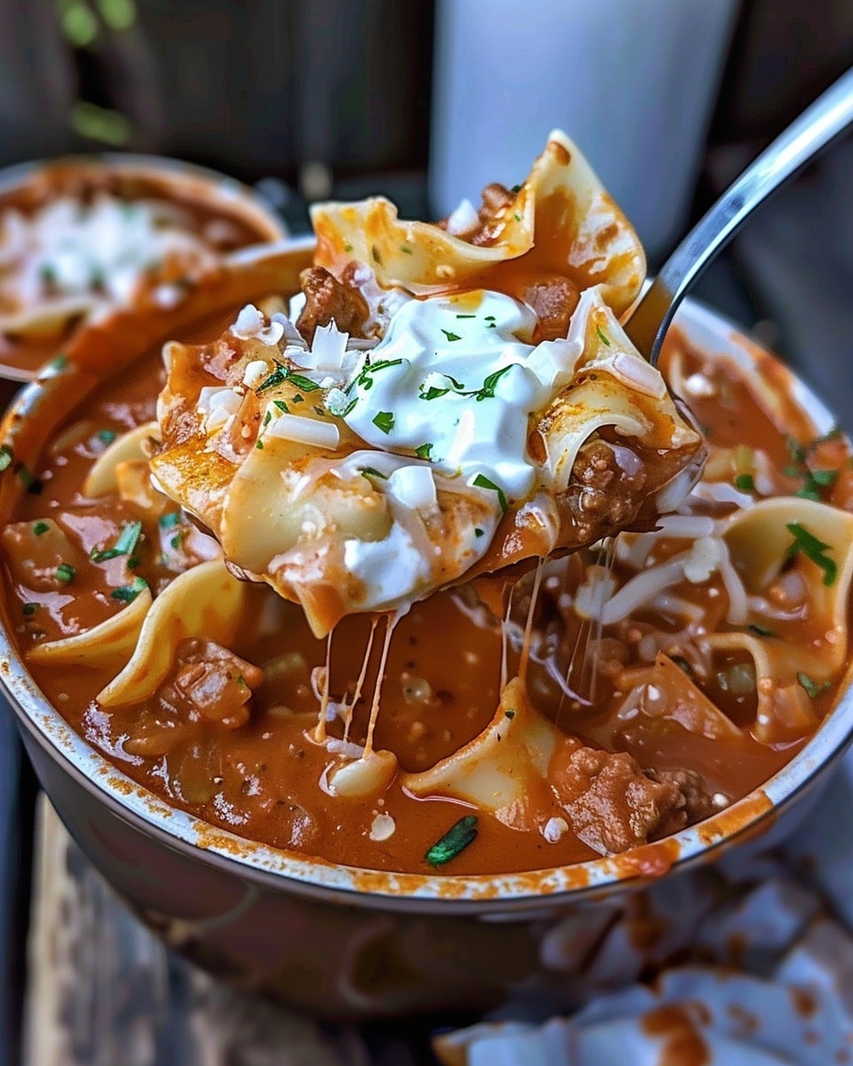 Sicilian Lasagna Soup