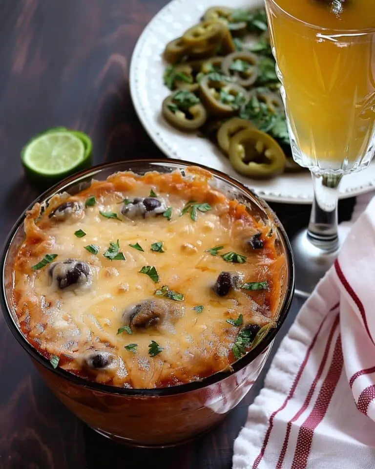 Slow Cooker 7-Layer Bean Dip