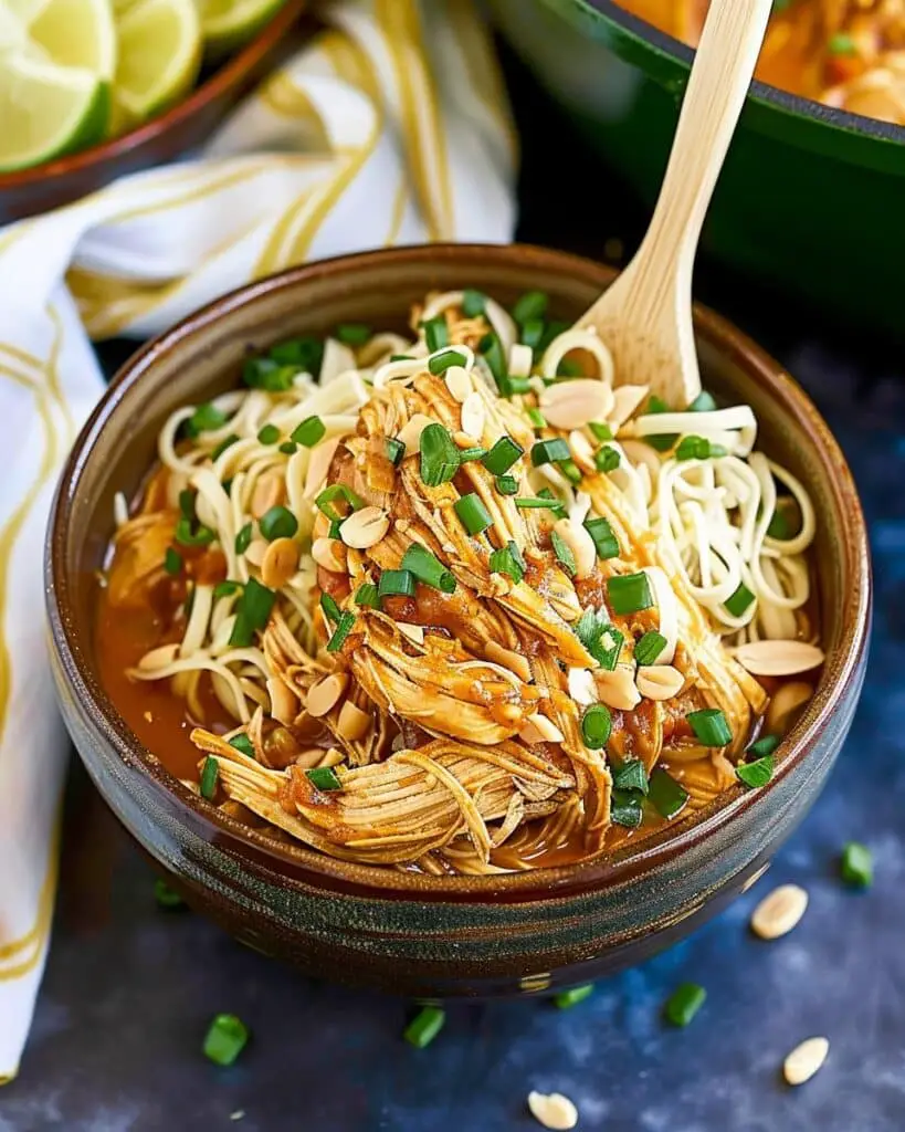 Slow Cooker Thai-Inspired Peanut Chicken