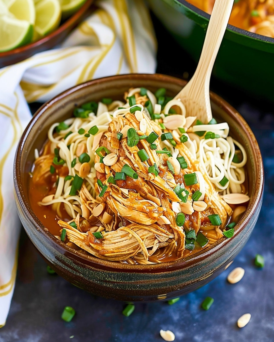 Slow Cooker Thai-Inspired Peanut Chicken