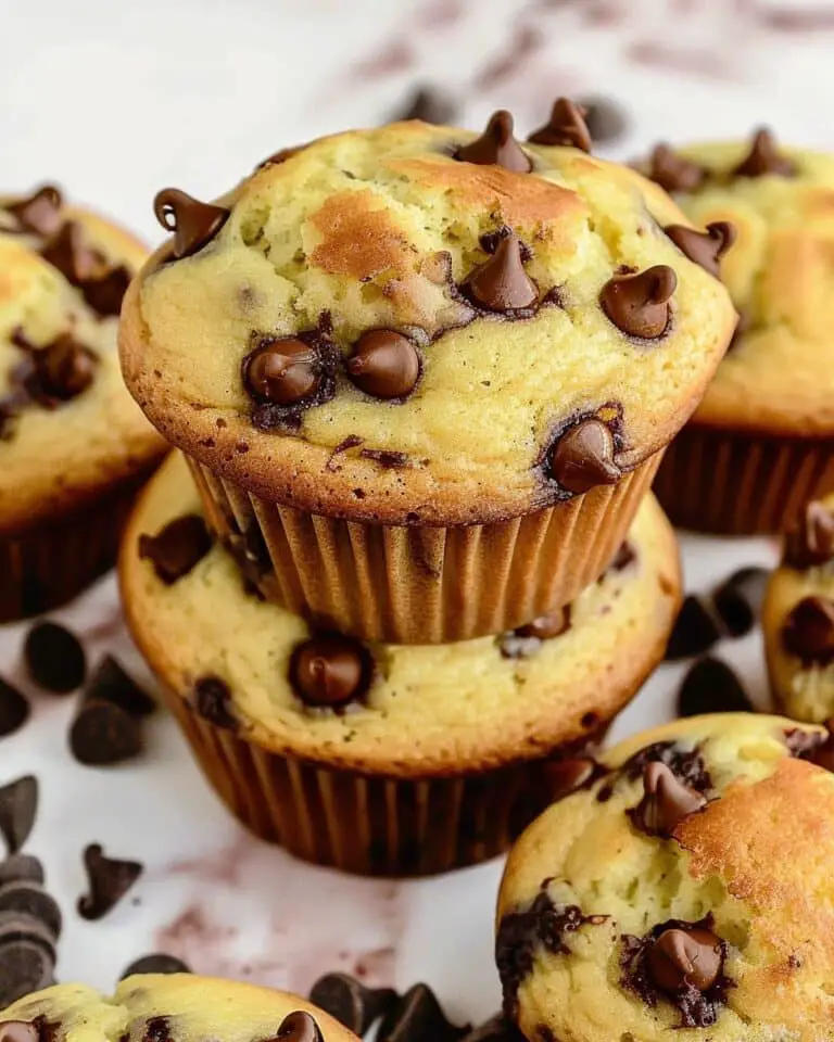 Sourdough Chocolate Chip Muffins