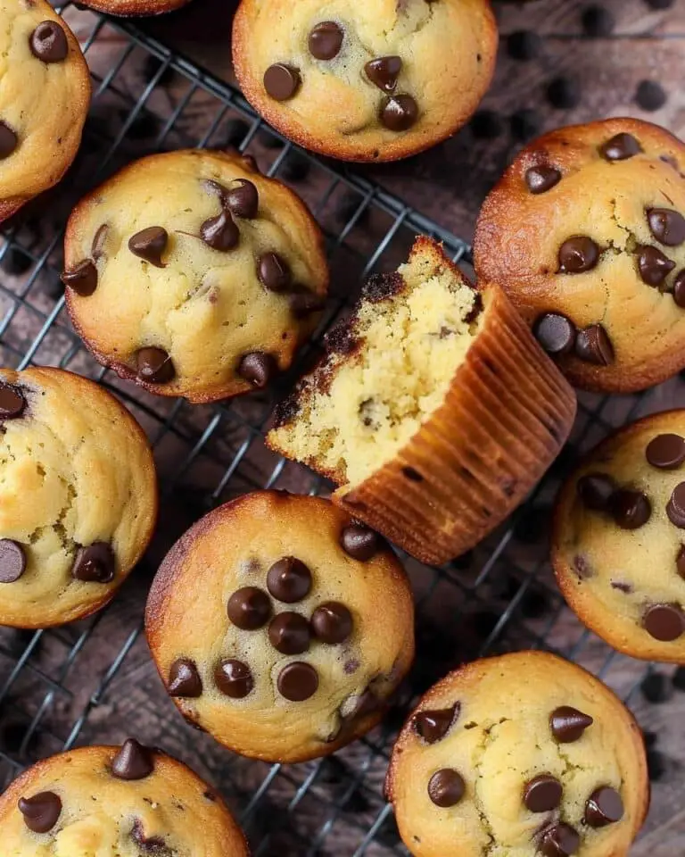 Sourdough Chocolate Chip Muffins