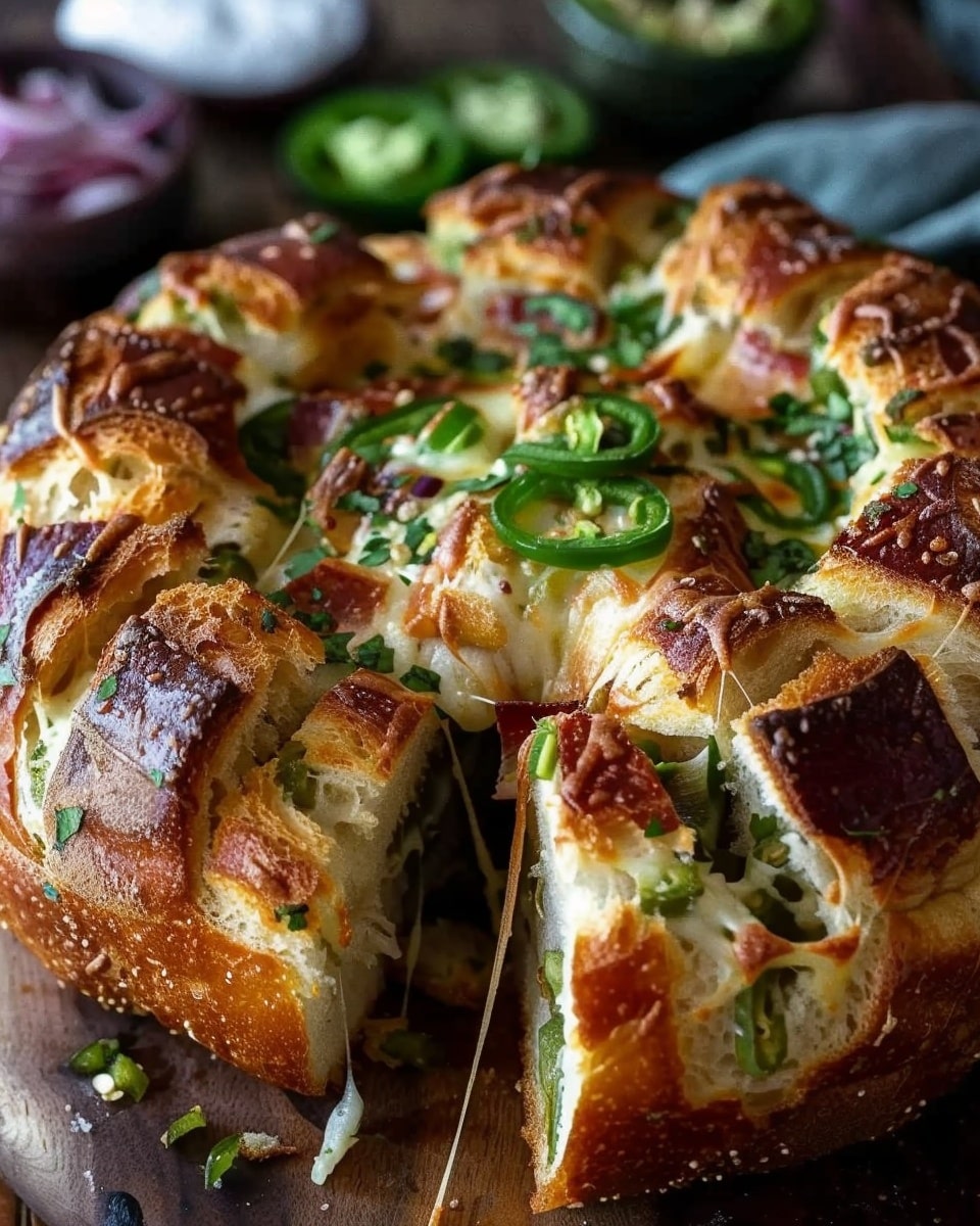 Sourdough Jalapeño Popper Bread Bowl