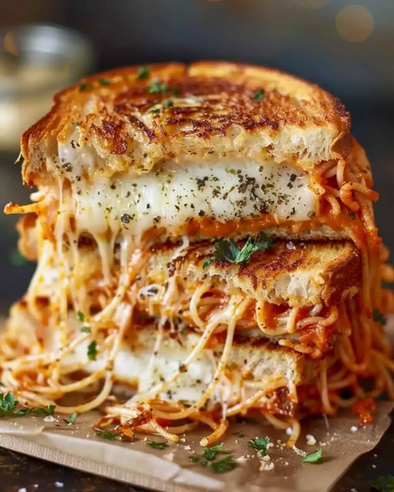 Spaghetti Grilled Cheese Recipe