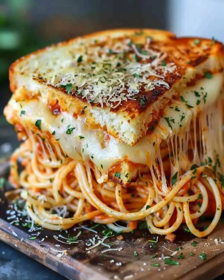 Spaghetti Grilled Cheese Recipe
