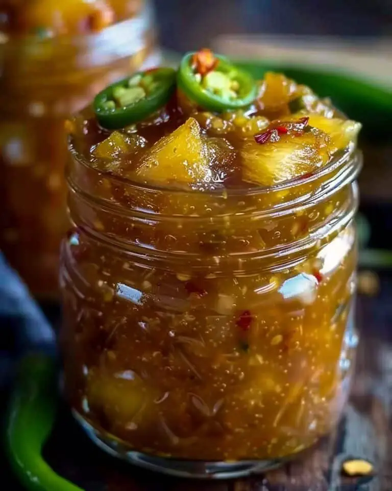 Spicy Pineapple Jalapeño Chutney