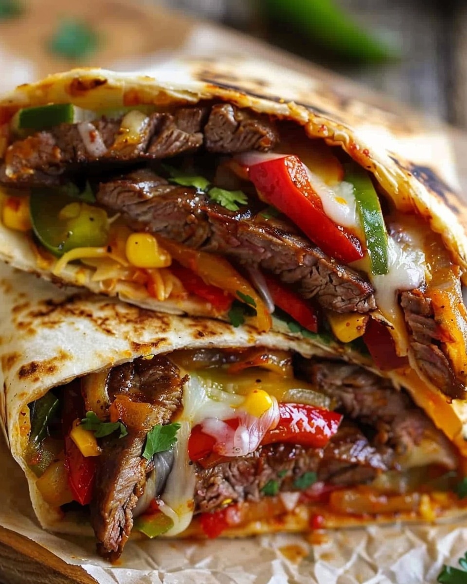 Steak Fajita Crunchwraps (Crispy)