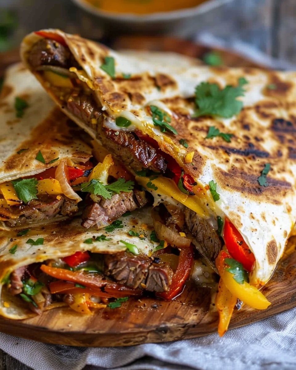 Steak Fajita Crunchwraps (Crispy)