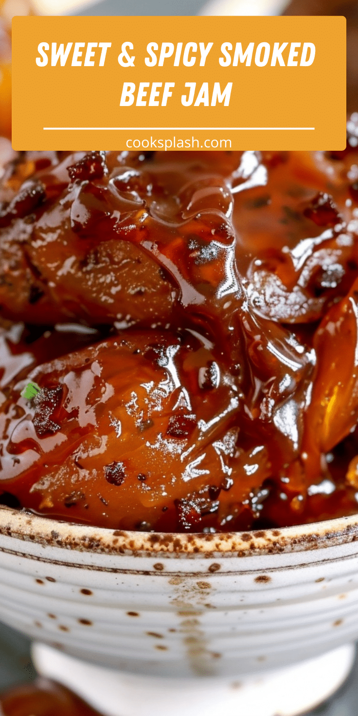 Sweet & Spicy Smoked Beef Jam | Cook Splash