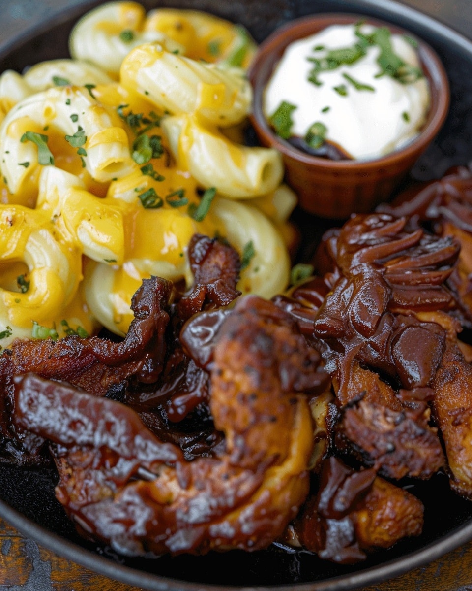 BBQ Chicken Mac and Cheese