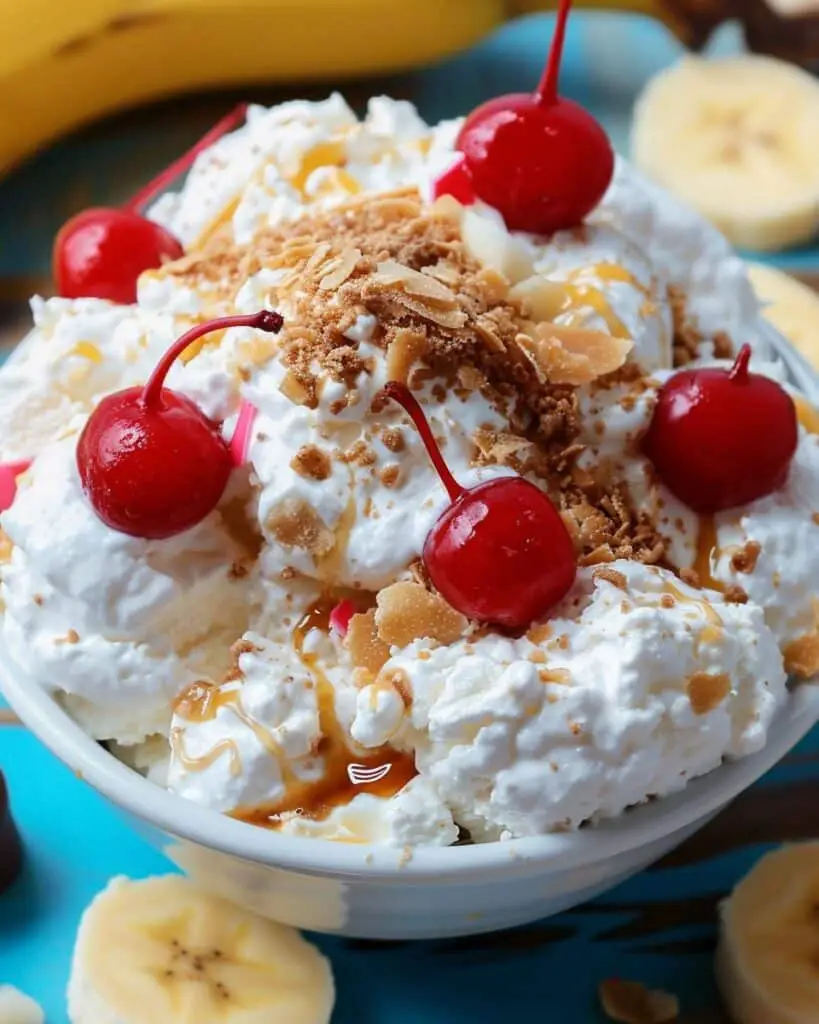 Banana Split Fluff Salad