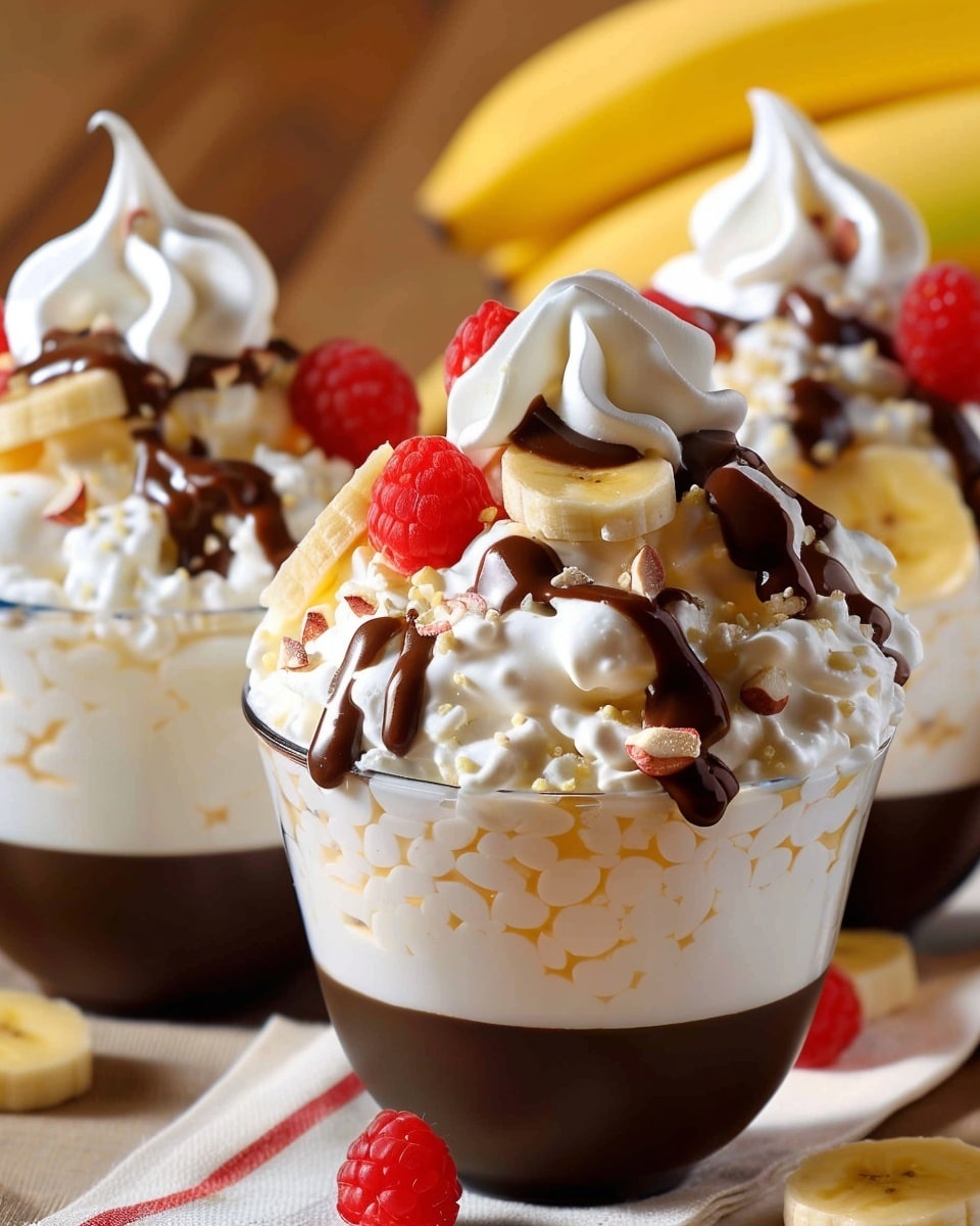 Banana Split Fluff Salad