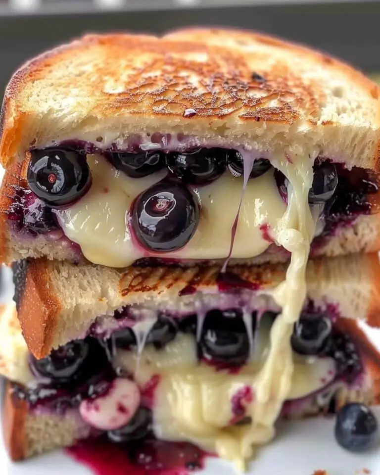 Blueberry Brie Grilled Cheese