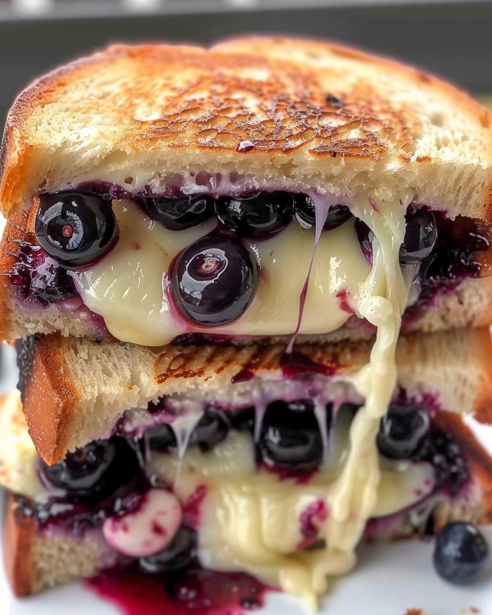Blueberry Brie Grilled Cheese
