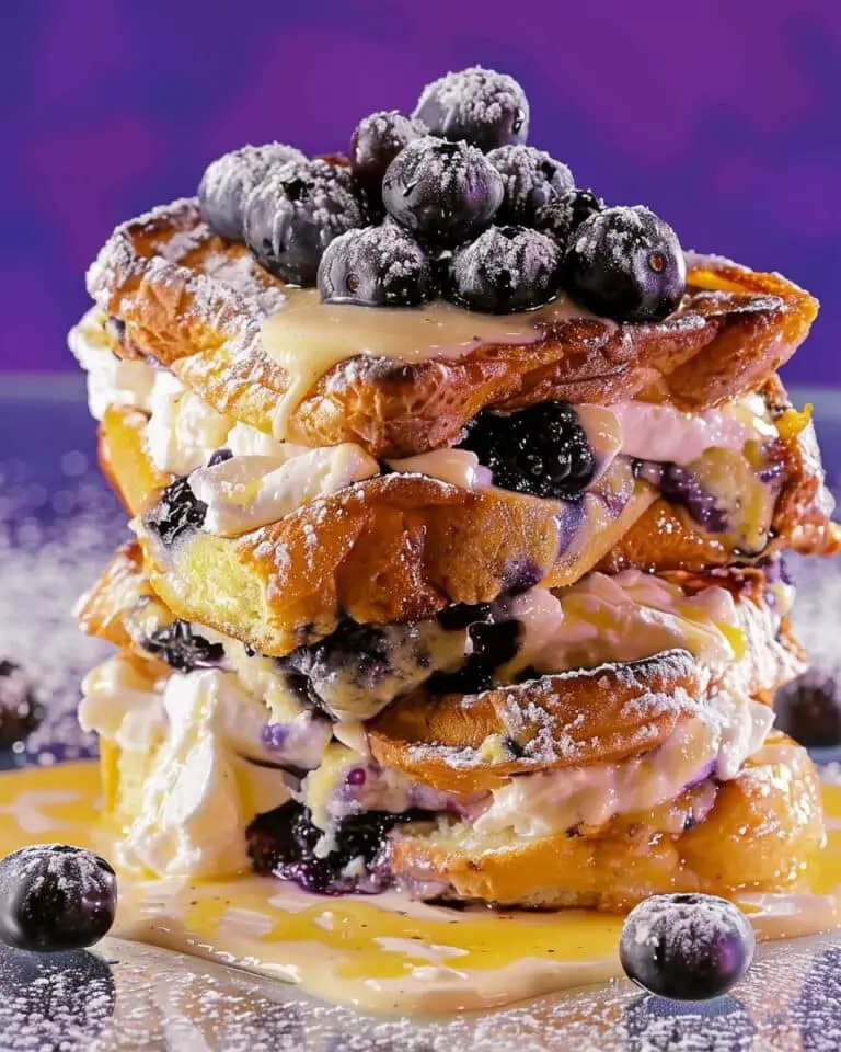 Blueberry Cheesecake Stuffed French Toast