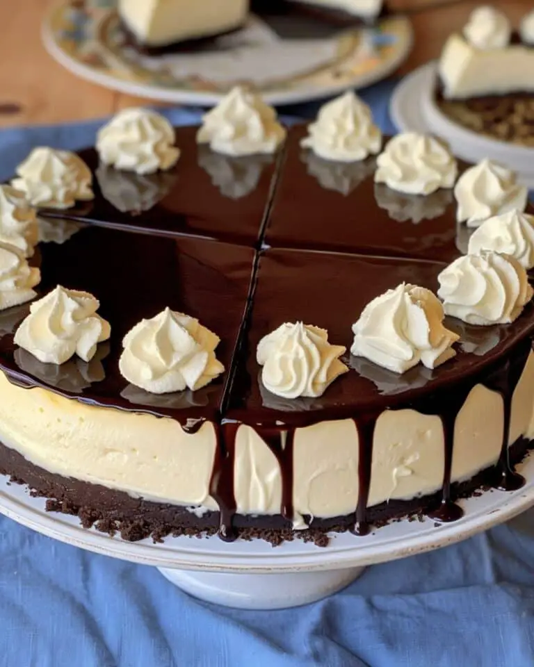 Ho to make Boston Cream Pie Cheesecake